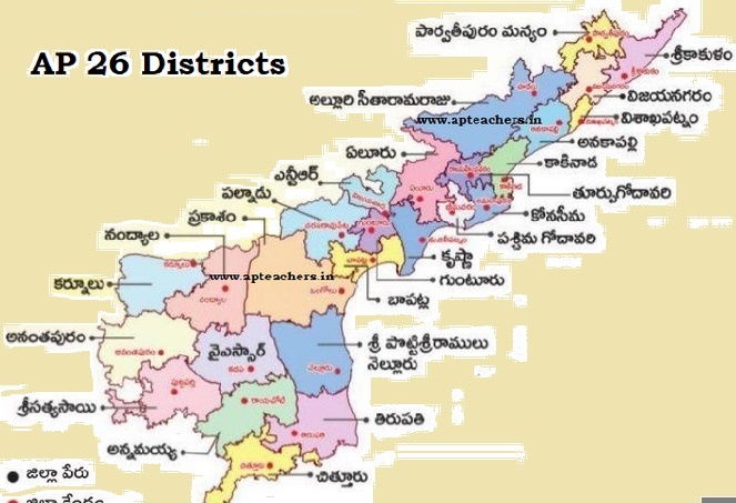 Andhra Pradesh 26 Districts